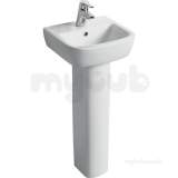 Ideal Standard Tempo T0593 400mm One Tap Hole Handrinse Basin Wh