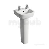 Related item Ideal Standard Tempo T0594 400mm Two Tap Holes Handrinse Basin Wh