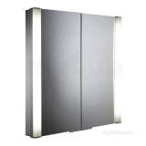 Transition Double Dr Lit Aluminium Cabnt