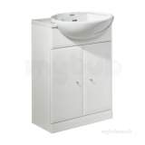 VALENCIA 620MM SEMICOUNT BASE UNIT WHITE