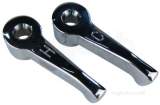 Aquajet Ajlt026 Pair Long Chrome Levers
