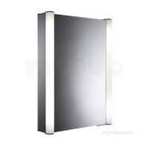 Vivid Single Door Lit Aluminium Cabinet