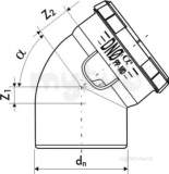 Mpd Dblue Bend 110 15 Deg Vkl-110-000-15d