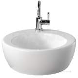 Visit 450 Lay On Basin Round 1 Tap No Overflow Gt4711wh