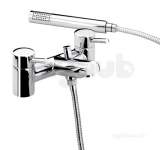 Prism Pillar Bath Shower Mixer Eco6 Pm Bsm E6 C - Chrome