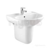 Quest 45cm 1 Taphole Cloakroom Basin White Sw Qst Cloak Basin 1h W