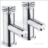 Bristan Decade Basin Taps Chrome Plated Dx 1/2 C