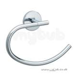 Bristan Arctic Towel Ring Cp-obsolete