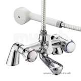 CLUB PILLAR BATH/SHOWER MIXER-CP HDS CP