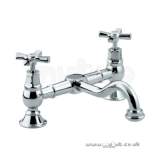 BRISTAN ART DECO BRIDGE BASIN MIXER CP