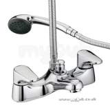 BRISTAN JUTE BATH SHOWER MIXER CP