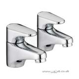 BRISTAN JUTE BASIN TAPS CHROME PLATED JU 1/2 C