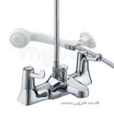 BRISTAN C/DISC BATH/SHOWER MIXER plus 3 Inch LVRS CP