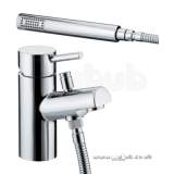 Prism One Tap Hole Bath/shower Mixer Chrome Plated Pm 1hbsm C