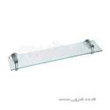 BRISTAN PRISM GLASS SHELF CHROME PLATED PM SHELF C