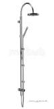 Prism Shower Panel C/w Body Jets Cp