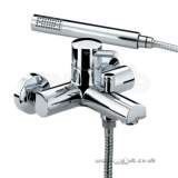 PRISM WALL MOUNTED BATH/SHOWER MIXER CP