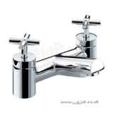 QUADRANT PILLAR BATH FILLER CHROME PLATED QT BF C