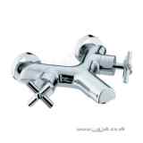 QUADRANT WALL MOUNTED BATH FILLER CP