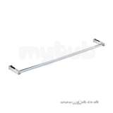 Bristan Qube Single Towel Rail Cp