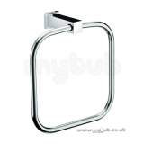 Bristan Qube Towel Ring Chrome Plated Qu Ring C