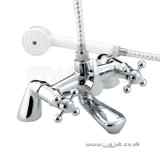 REGENCY PILLAR BATH/SHOWER MIXER CP