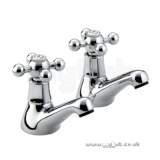 BRISTAN REGENCY BASIN TAPS PAIR CP