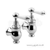 RENAISSANCE GLOBE TAPS PAIR CHROME PLATED RS GLO C