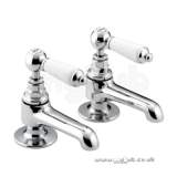 Renaissance Basin Taps Pair Chrome Plated Rs 1/2 C