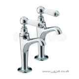 Renaissance High Neck Pillar Taps Cp