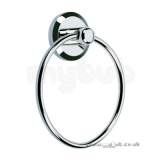 Bristan Solo Towel Ring Chrome Plated So Ring C