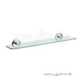 Bristan Solo Glass Shelf Chrome Plated So Shelf C