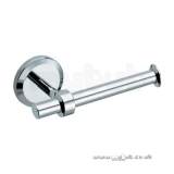 Solo Single Bar Toilet Roll Holder Cp