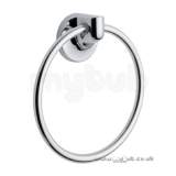 Bristan Neon Towel Ring Cp