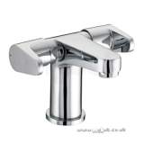 QUEST 2 HANDLE BASIN MIXER WITH CLICKER