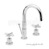 STAR 3 HOLE BASIN MIXER WTH POPUP WASTE CP