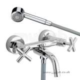 Star Wall Mounted Bath Shower Mixer Cp