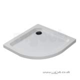 QUADRANT STQW 900 X 900mm SHOWER TRAY WH