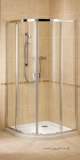 Jute Juq45 900mm 4 Part Sliding Quad Whi