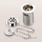 TRAD BATH WASTE and O/FLOW C/W PORC PLUG CP