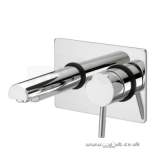 PRISM WALL MOUNTED BATH FILLER CP