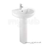 BRISTAN DUNE 55 CM 2 TH BASIN WHITE