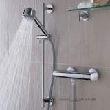 Aqueous Thermo Surf/mounted Bar Shower Aq Shxsmff C