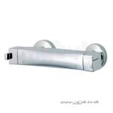 Qube Thermo Surface Mounted Bar Shower Qu Shxvobff C