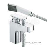 Ovali 1 Hole Bath Shower Mixer Cp