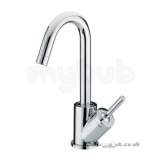 SOPRANO BASIN MIXER WITHOUT WASTE CHROME PLATED OBSOLETE