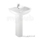 BRISTAN MOLOKO PEDESTAL WHITE SW MLK PED W