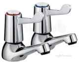 BRISTAN C/DISC Basin TAPS plus 6 Inch LVRS PAIR CP