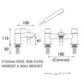 Bristan Capri Bath Shower Mixer Cp