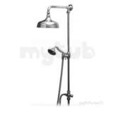 Rigid Riser Plus 200mm Shower Head Hand Shower Plus